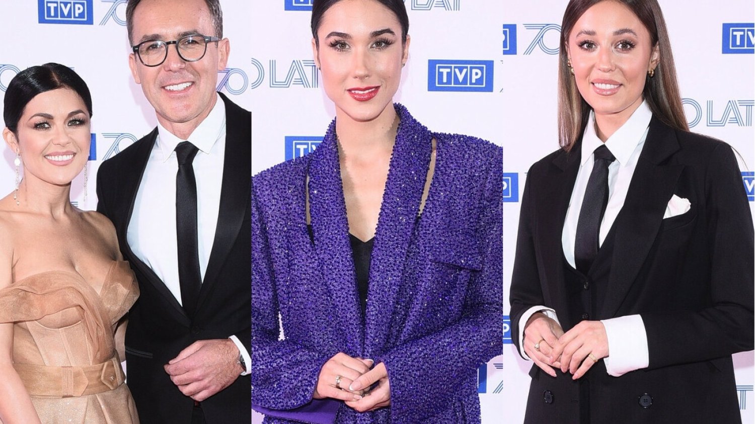 Gala 70-lecia Telewizji Polskiej. Plejada gwiazd i ich kreacje [GALERIA]