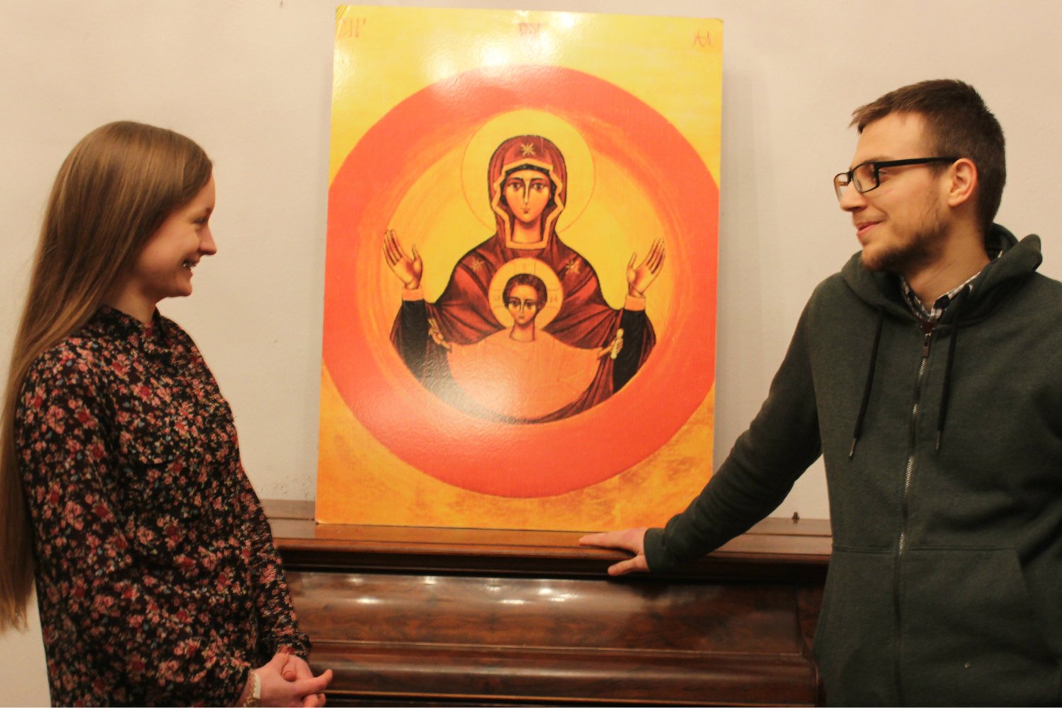 Asia i Piotrek, którzy od prawie roku są członkami Wspólnoty Emmanuel