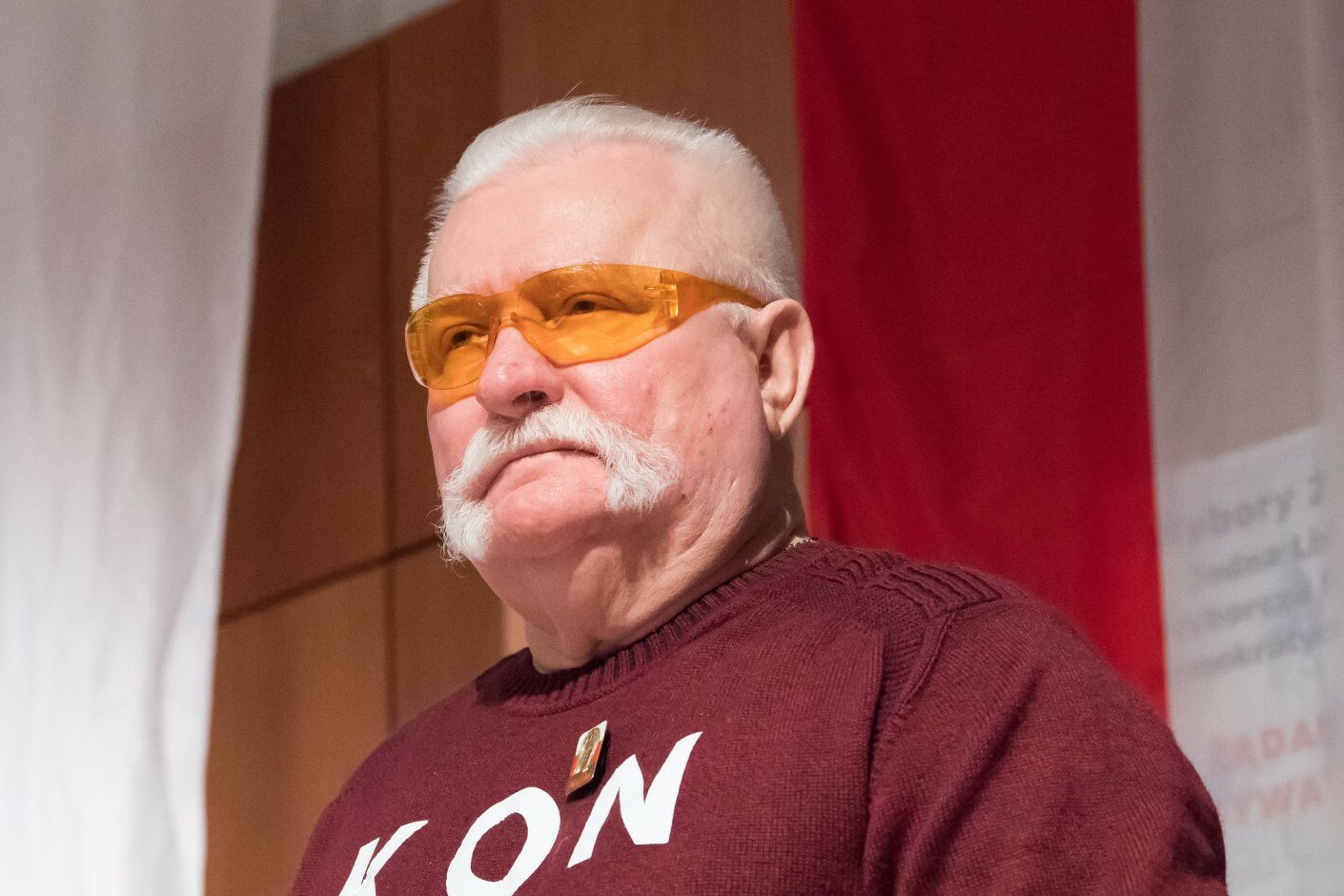 Lecha Wałęsa odpowiada na groźby Rosjan.