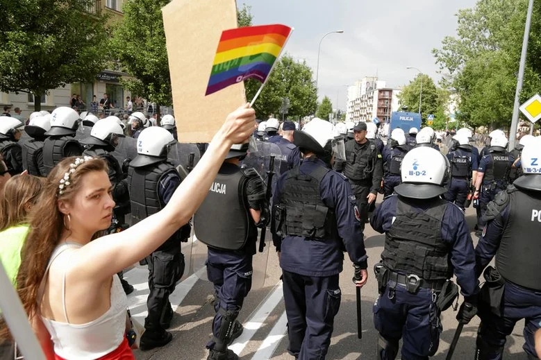 Do zamieszek doszło w sobotę podczas Marszu Równości w Białymstoku.