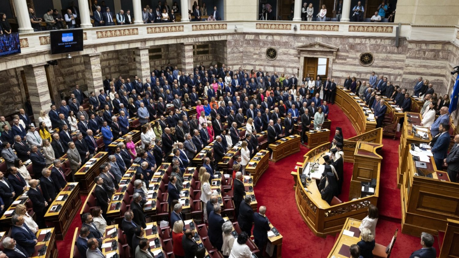 Zaprzysiężenie nowego greckiego parlamentu