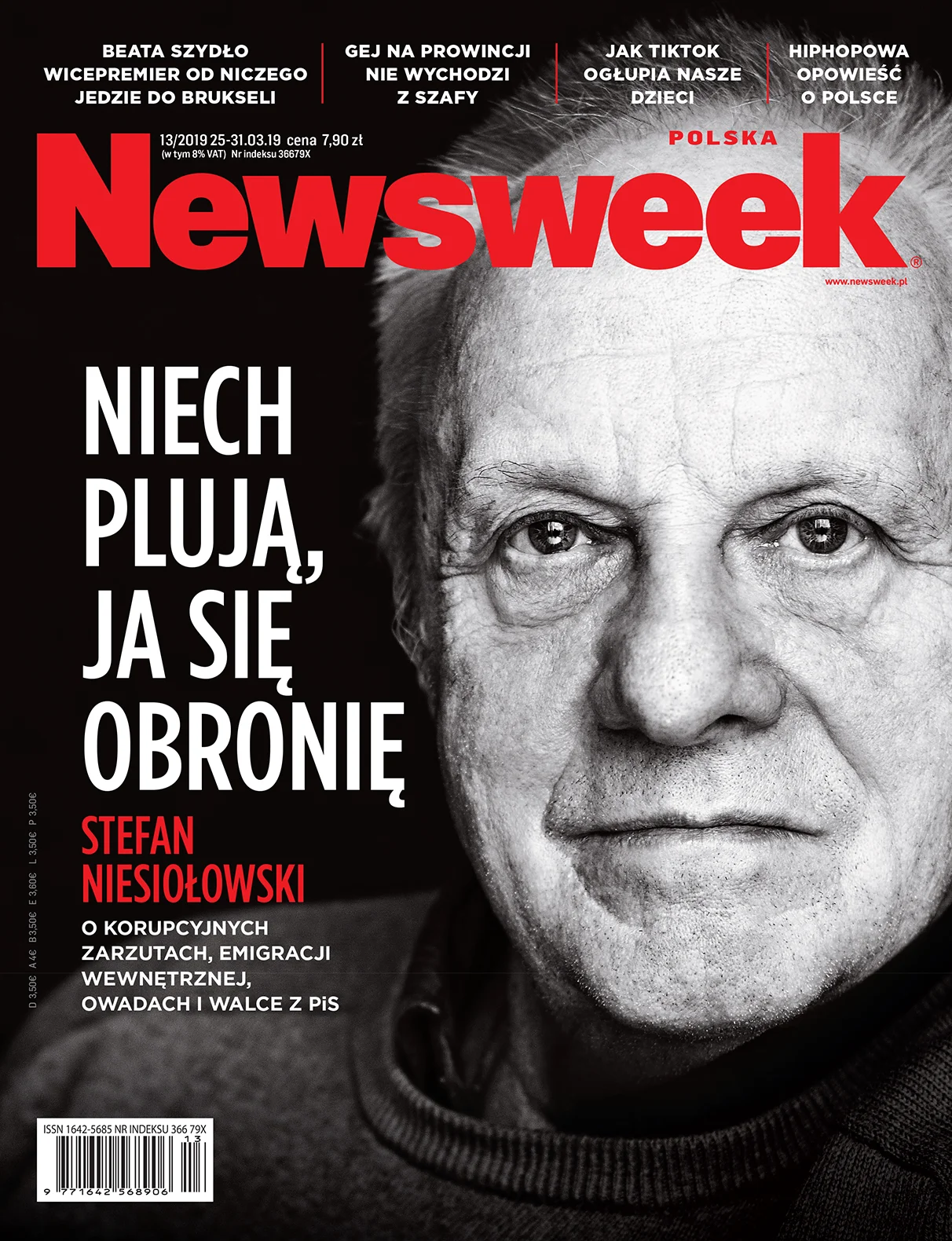 Okładka najnowszego wydania tygodnika "Newsweek".