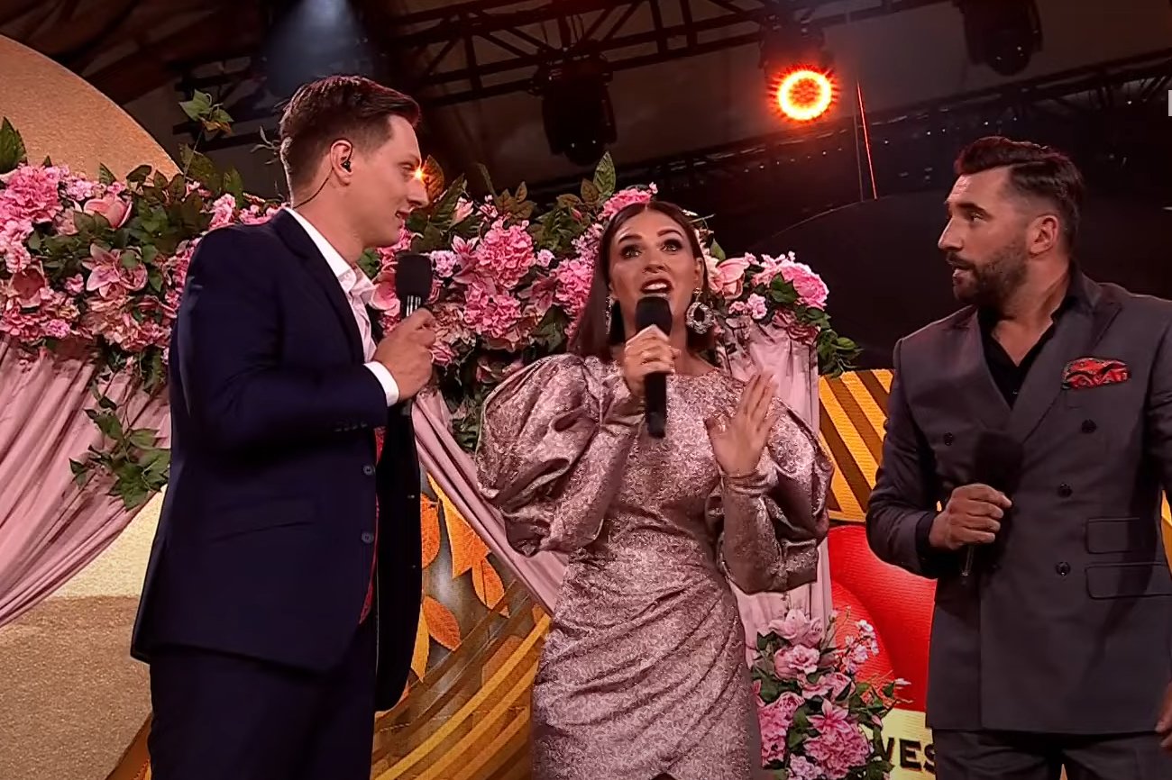 Na Festiwalu Weselnych Przebojów w Mrągowie zażartowano z Agaty Dudy.