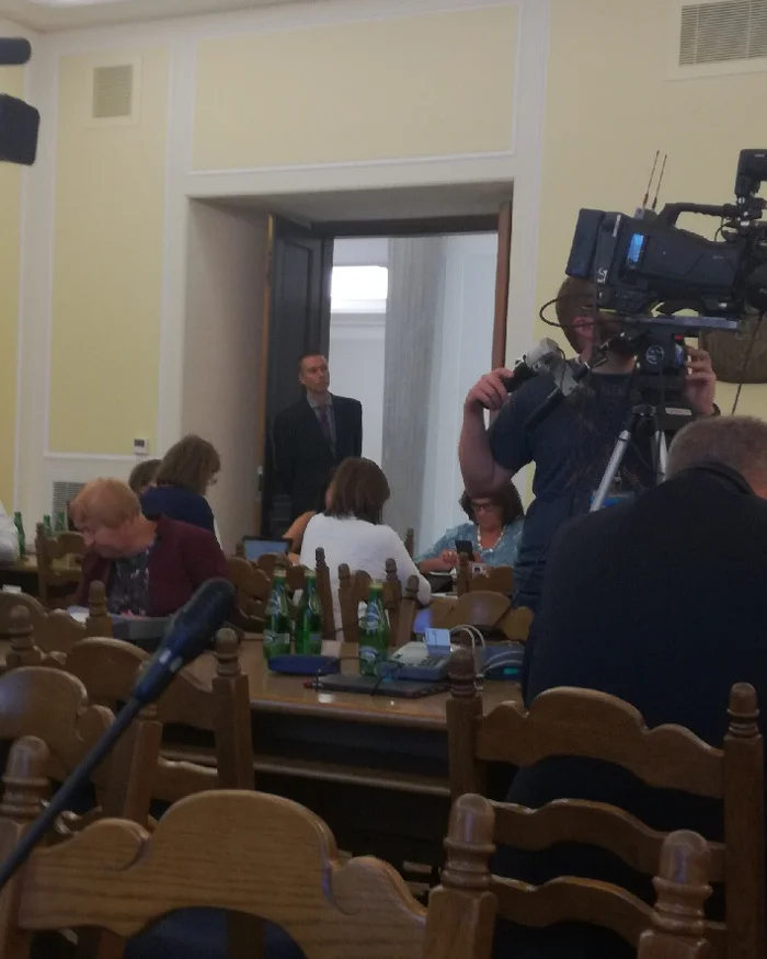 Tomasz Elbanowski na dyskusji o kandydatach na Rzecznika Praw Dziecka.
