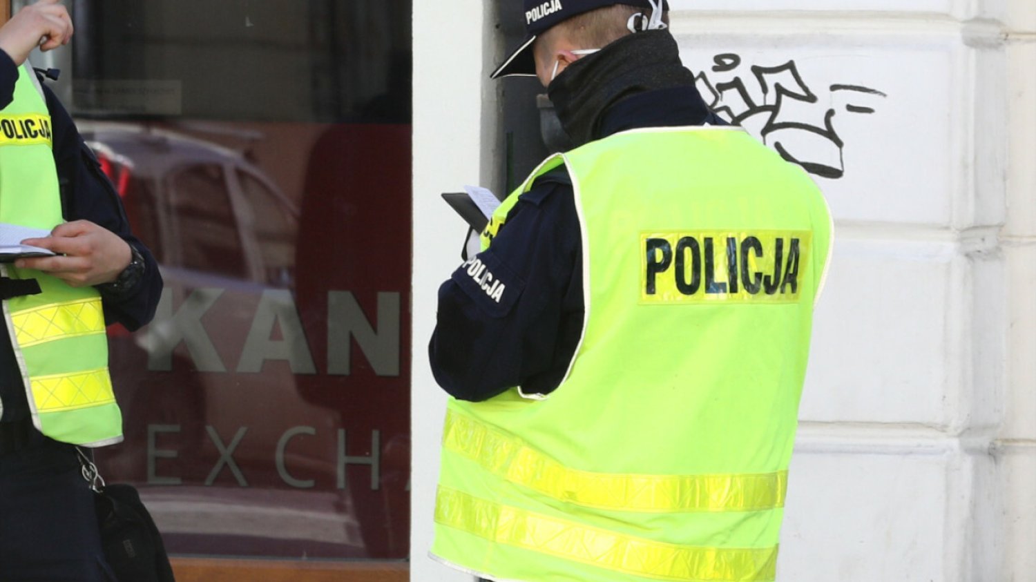 policjanci w Warszawie