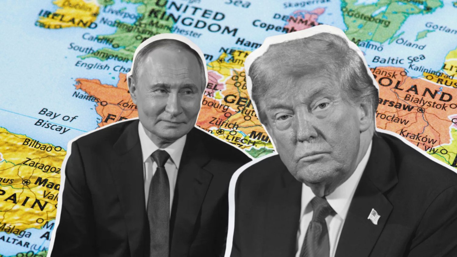 Rosja i USA kontra Europa Władimir Putin i Donald Trump