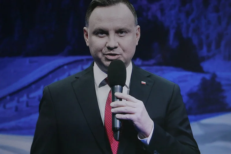 Andrzej Duda podczas konwencji wyborczej. – Próbuje się nam wmówić, że to ludzie, a to jest po prostu ideologia – powiedział 13 czerwca ubiegający się o reelekcję prezydent o ludziach LGBT.