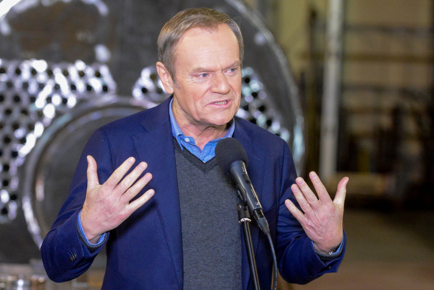 Donald Tusk był zmuszony odwołać spotkanie w Sokołach w województwie podlaskim,