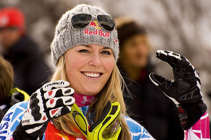 Lindsey Vonn uśmiecha się do kamery. Kto by pomyślał, że ta sama urocza blondynka od kilku lat zmaga się z depresją?