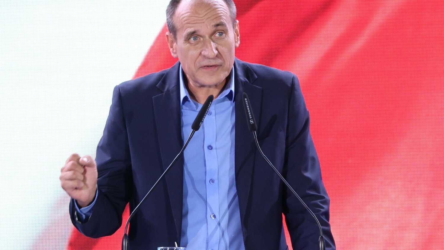 Kukiz na konwencji PiS. Wystawił Kaczyńskiemu laurkę.