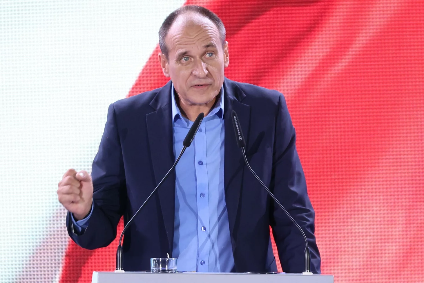 Kukiz na konwencji PiS. Wystawił Kaczyńskiemu laurkę.