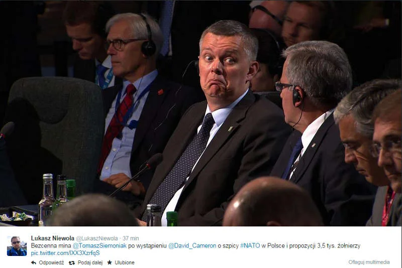 Gdy David Cameron ogłosił, że główna baza wojsk "szpicy" NATO będzie w Polsce, minister obrony Tomasz Siemoniak bardzo się zdziwił