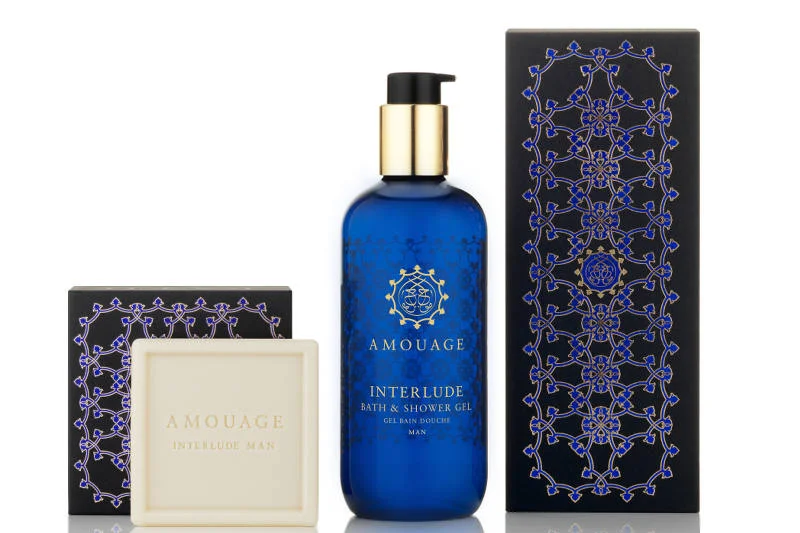 Pachnąca linia kąpielowa dla mężczyzn Interlude Man Collection Amouage/ perfumeriaquality.pl