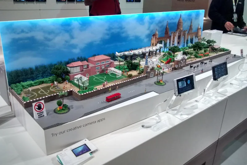 Stoisko Sony na Mobile World Congress 2015.