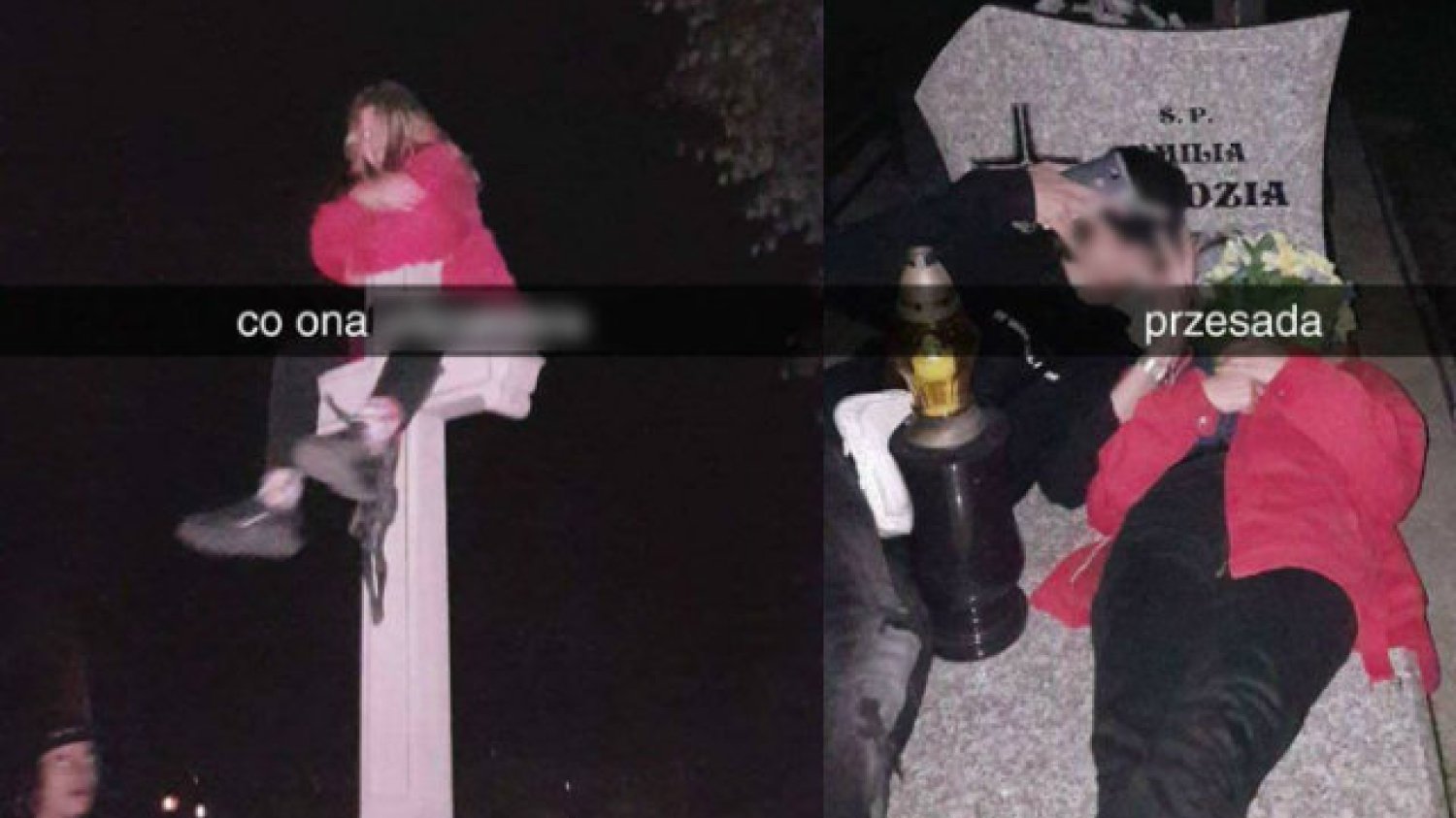 Licealistka z Jastrzębia postanowiła uczcić urodziny swojego chłopaka wizytą na cmentarzu...