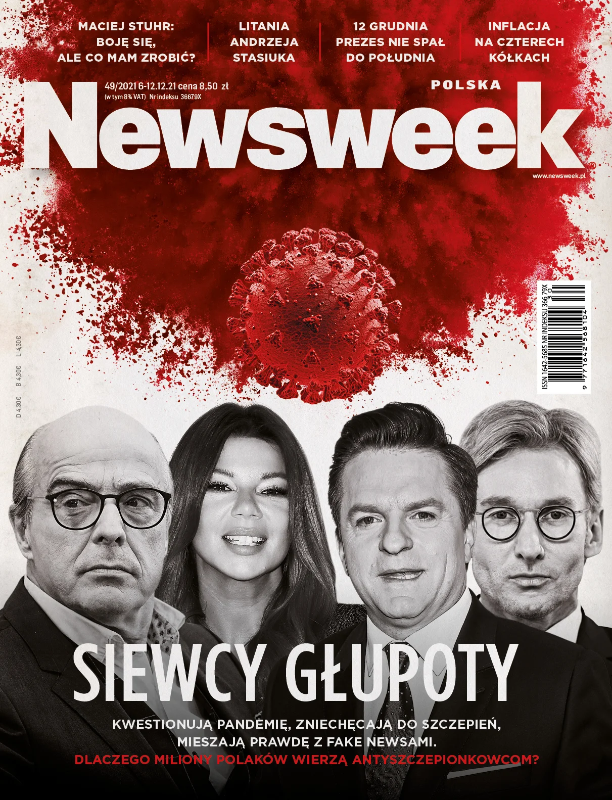 Okładka najnowszego Newsweeka