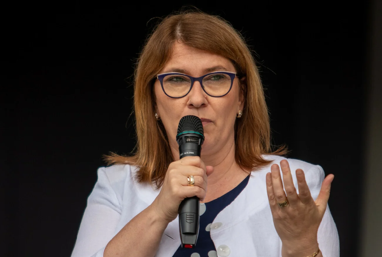 Beata Mazurek o wpadce Donalda Tuska w TVN24: Może chce kandydować do Bundestagu?