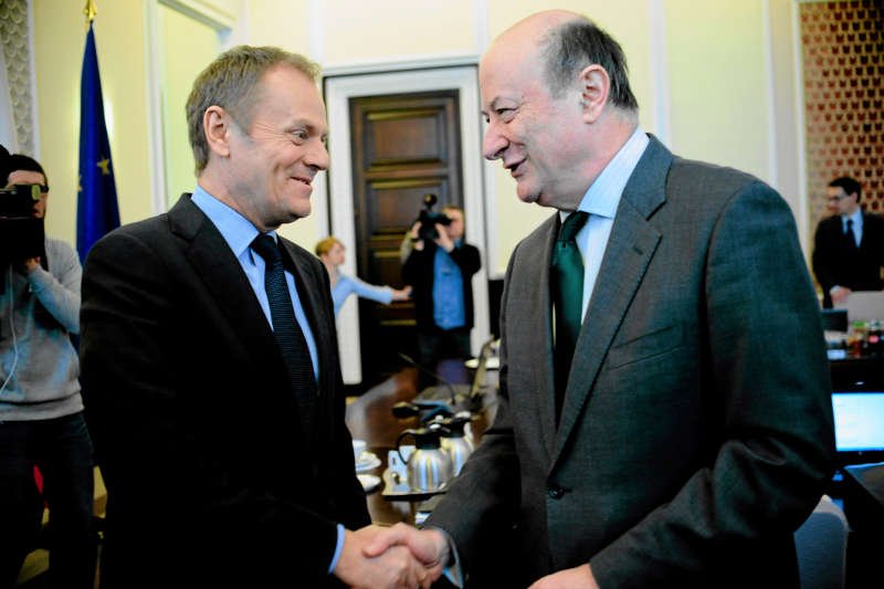 Donald Tusk nie zaprzeczył informacjom o dymisji ministra finansów Jacka Rostowskiego. Bo ma zamiar go wyrzucić z rządu?