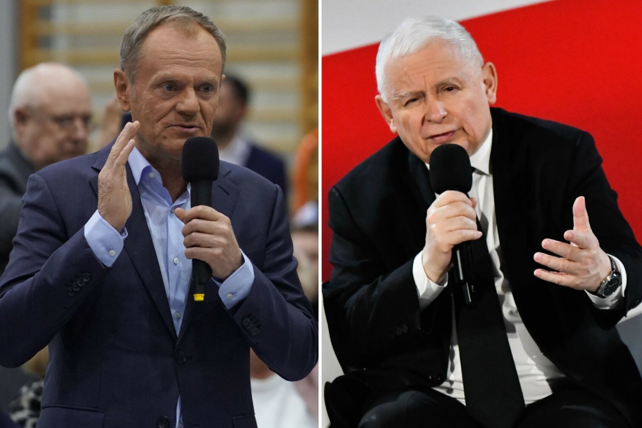 Donald Tusk i Jarosław Kaczyński