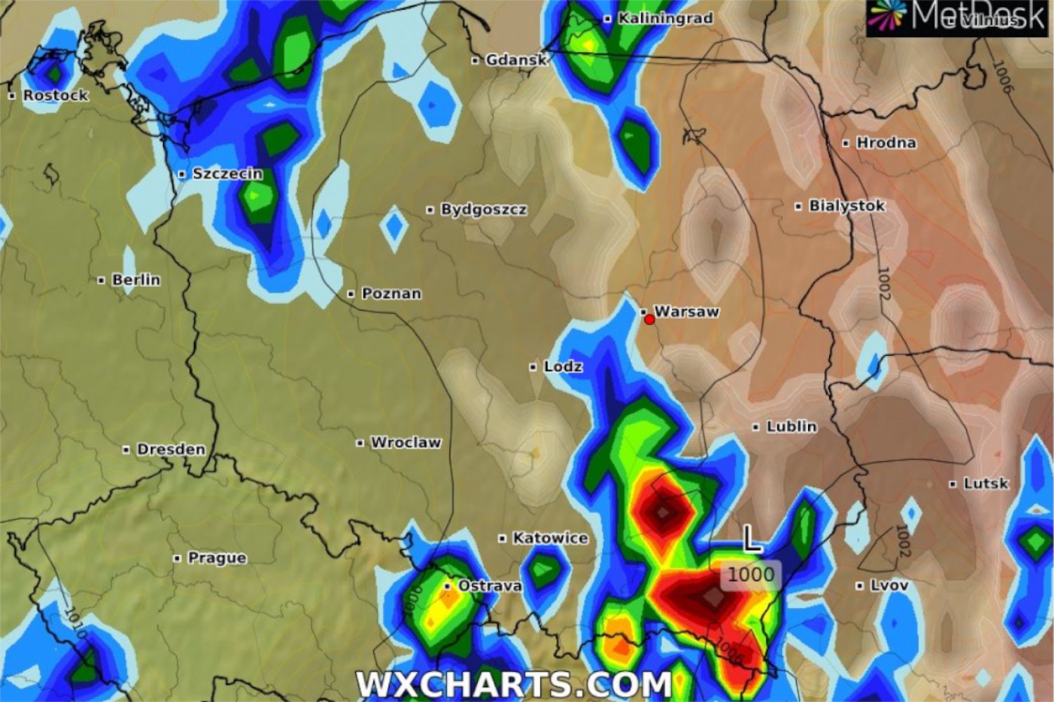 Gdzie jest burza? Alert RCB przed burzami i wichurami dla połowy Polski