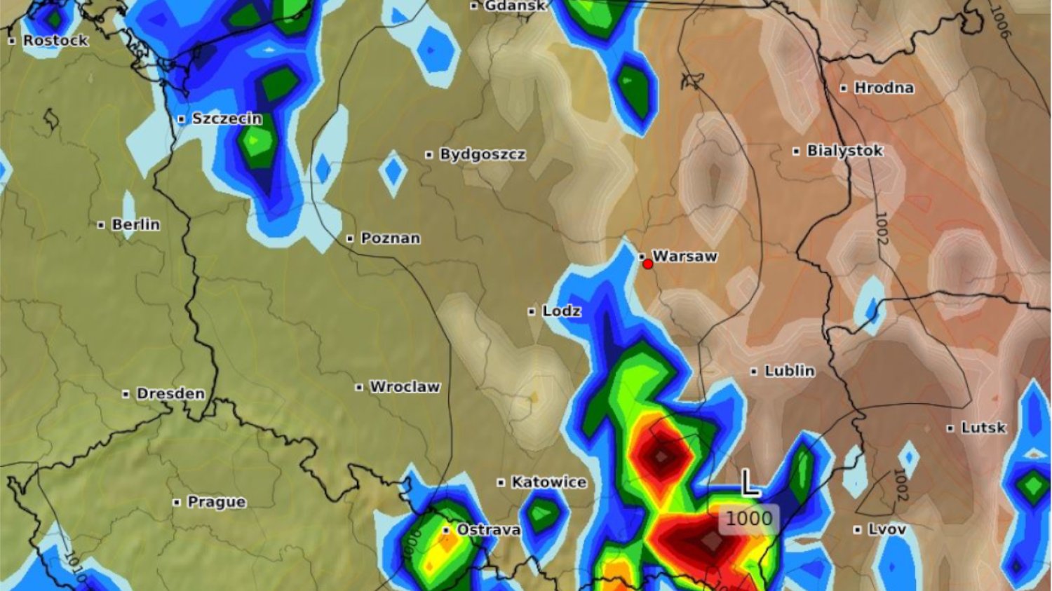 Gdzie jest burza? Alert RCB przed burzami i wichurami dla połowy Polski