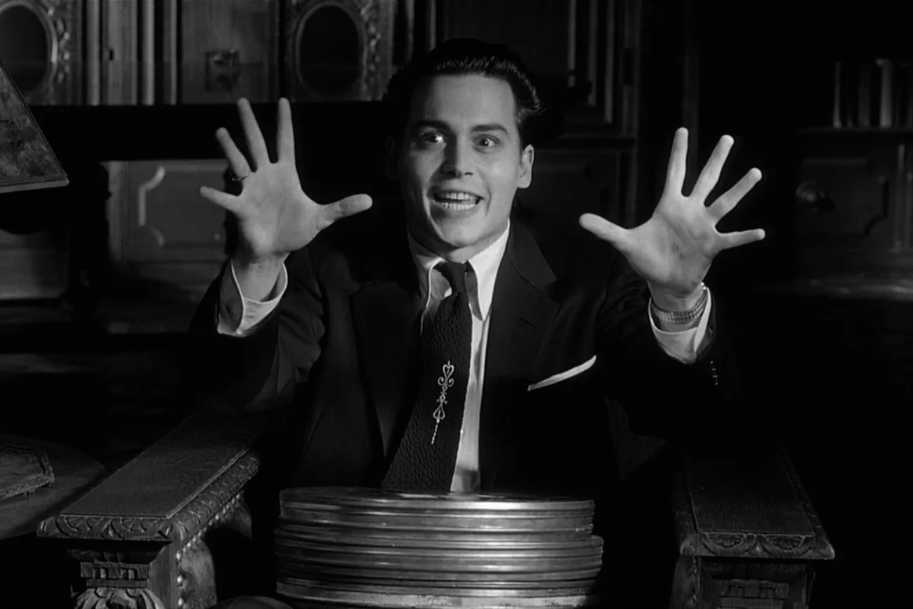 Johnny Depp w filmie "Ed Wood"