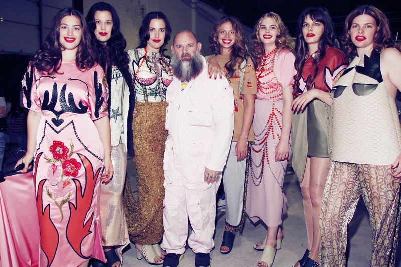 Walter van Beirendonck, podczas ostatniego, dyplomowego pokazu w Antwerpii. To on będzie decydował o tym, jak będzie wyglądała zarówno damska, jak i męska moda w przyszłości