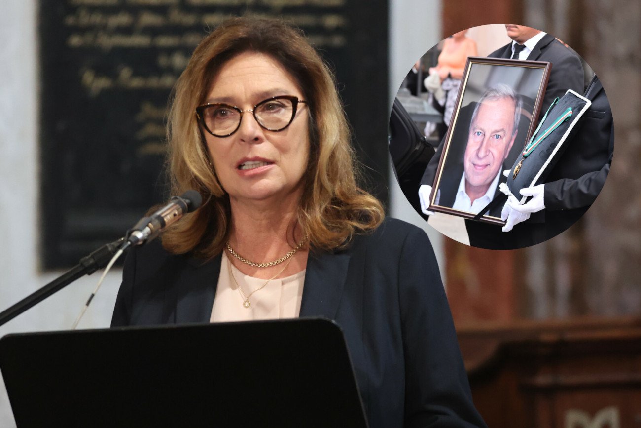 Kidawa-Błońska przemówiła na pogrzebie Jerzego Stuhra.