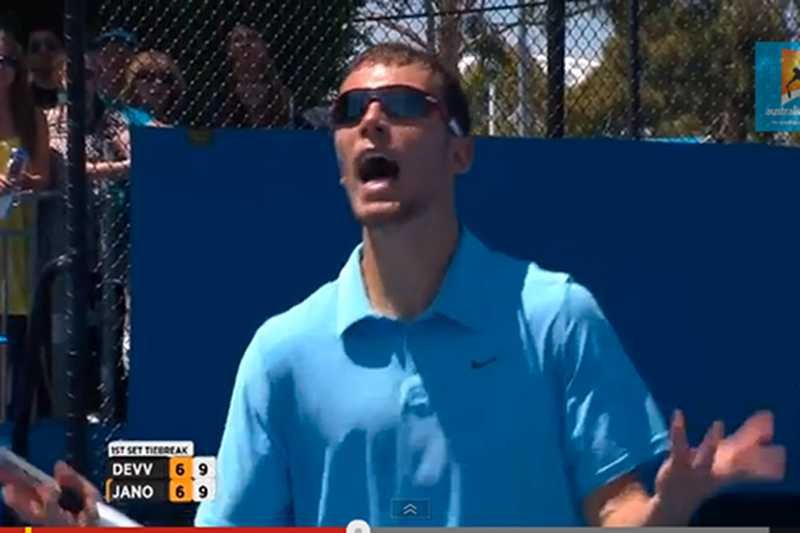 Atak Jerzego Janowicza na Australian Open.