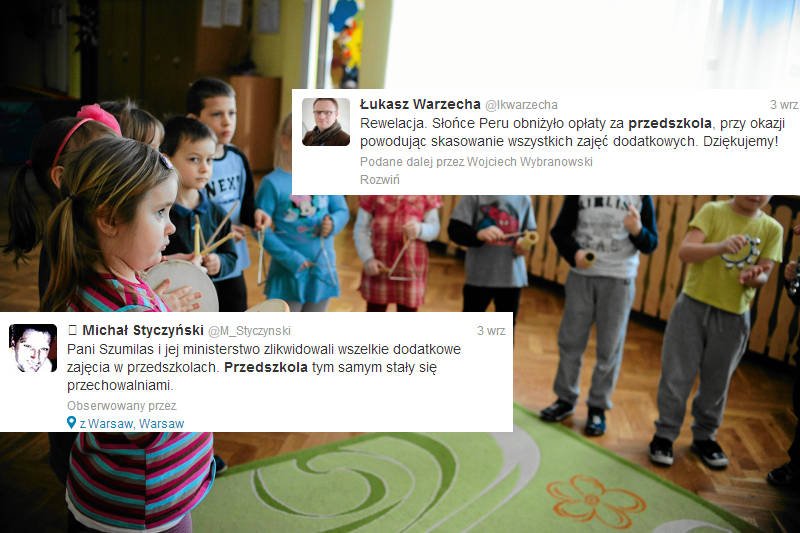 Rodzice są wściekli na rząd, że nowa ustawa przedszkolna praktycznie zlikwidowała zajęcia dodatkowe w przedszkolach