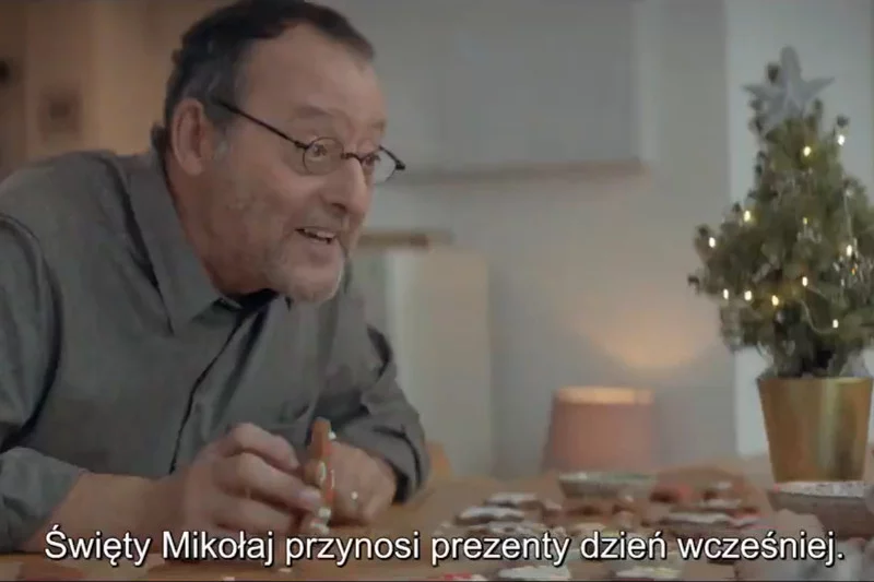 Jean Reno opowiada o świętach w Polsce.