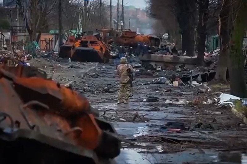 150 dni wojny na jednym nagraniu. Doradca prezydenta Ukrainy opublikował przerażający materiał