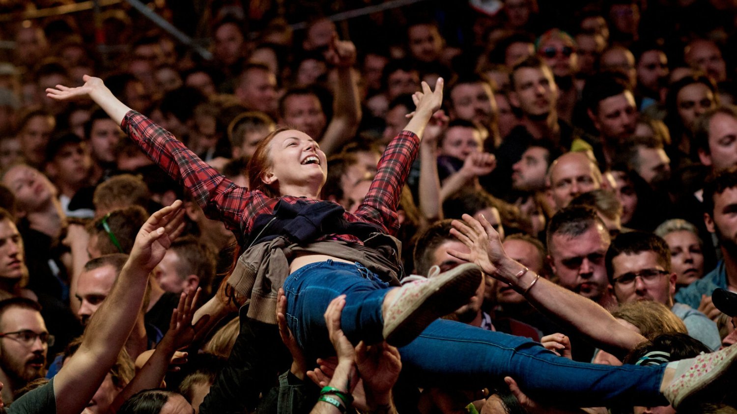 Tłum na Pol’and’Rock Festival