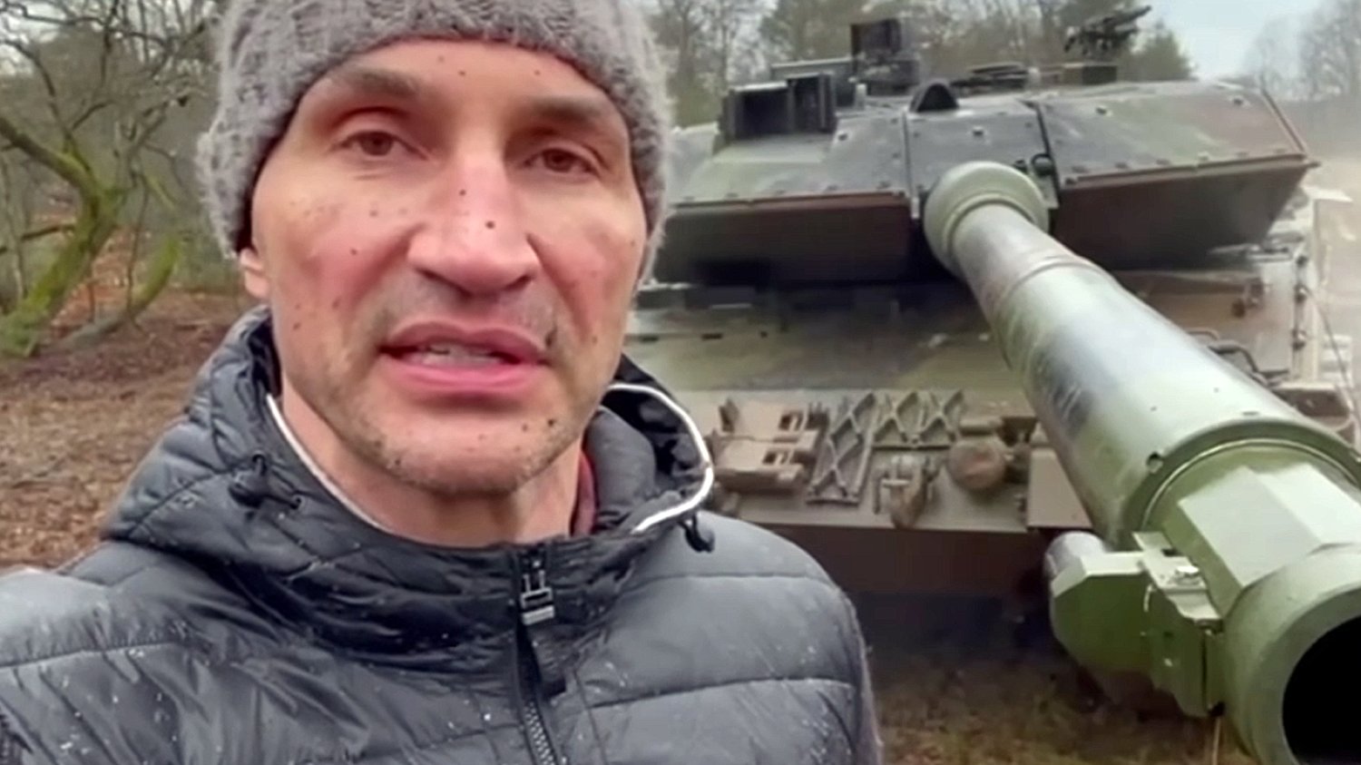 Władimir Kliczko w Niemczech.