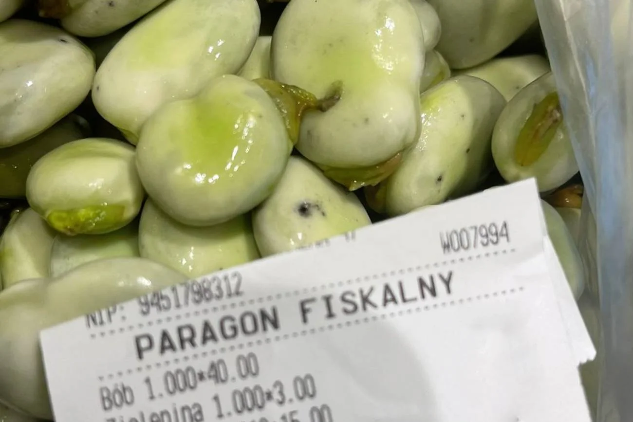 Posłanka kupiła bób za 40 złotych za kilogram. Paragon grozy. Posłanka kupiła bób za 40 złotych za kilogram. Paragon grozy.