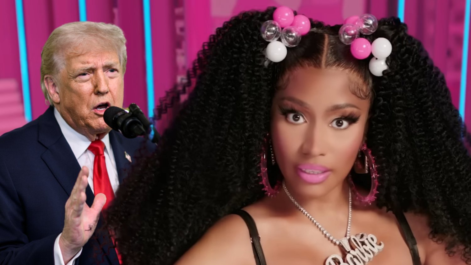 Nicki Minaj wychwala Donalda Trumpa. Raperka kompletnie odleciała