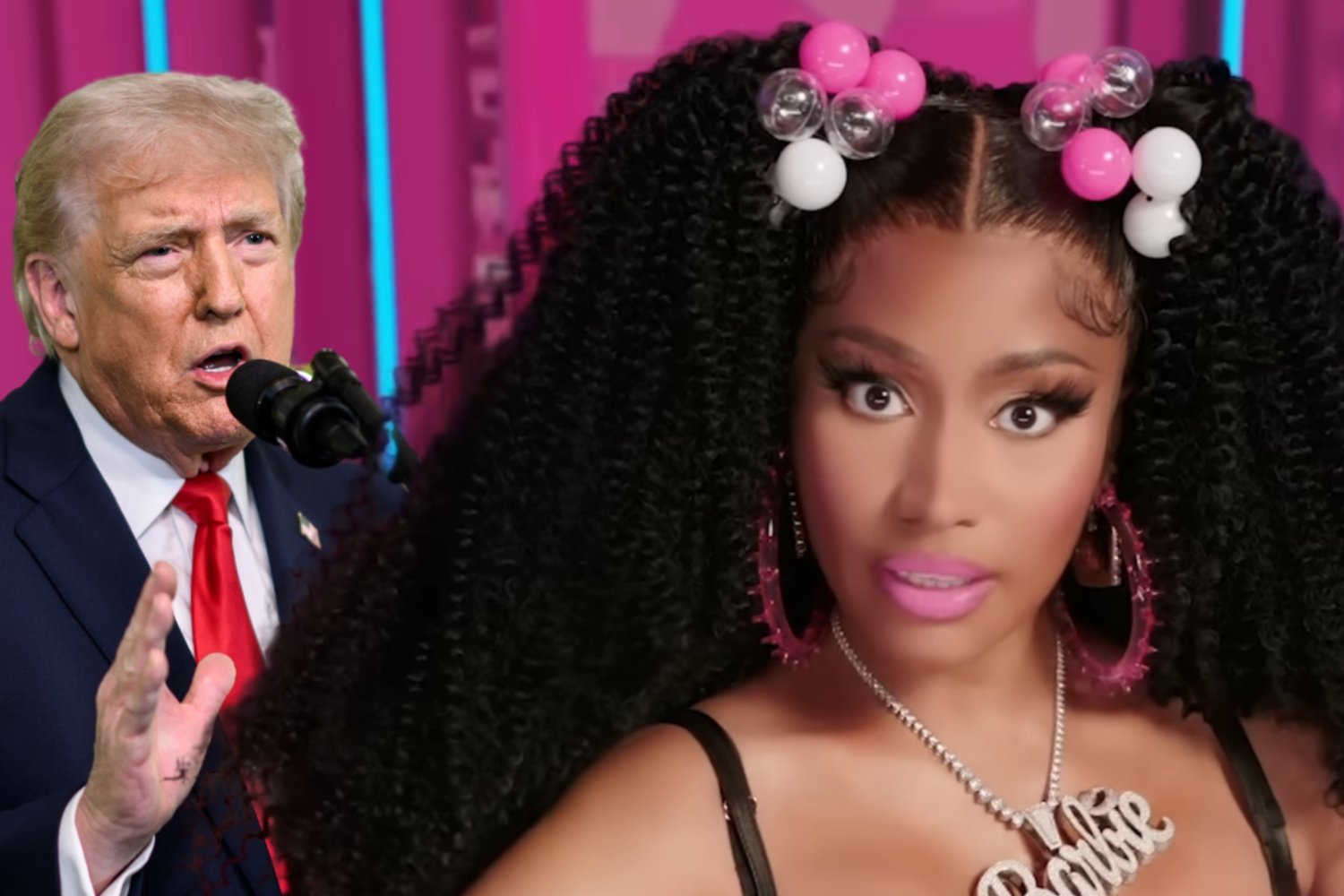 Nicki Minaj wychwala Donalda Trumpa. Raperka kompletnie odleciała