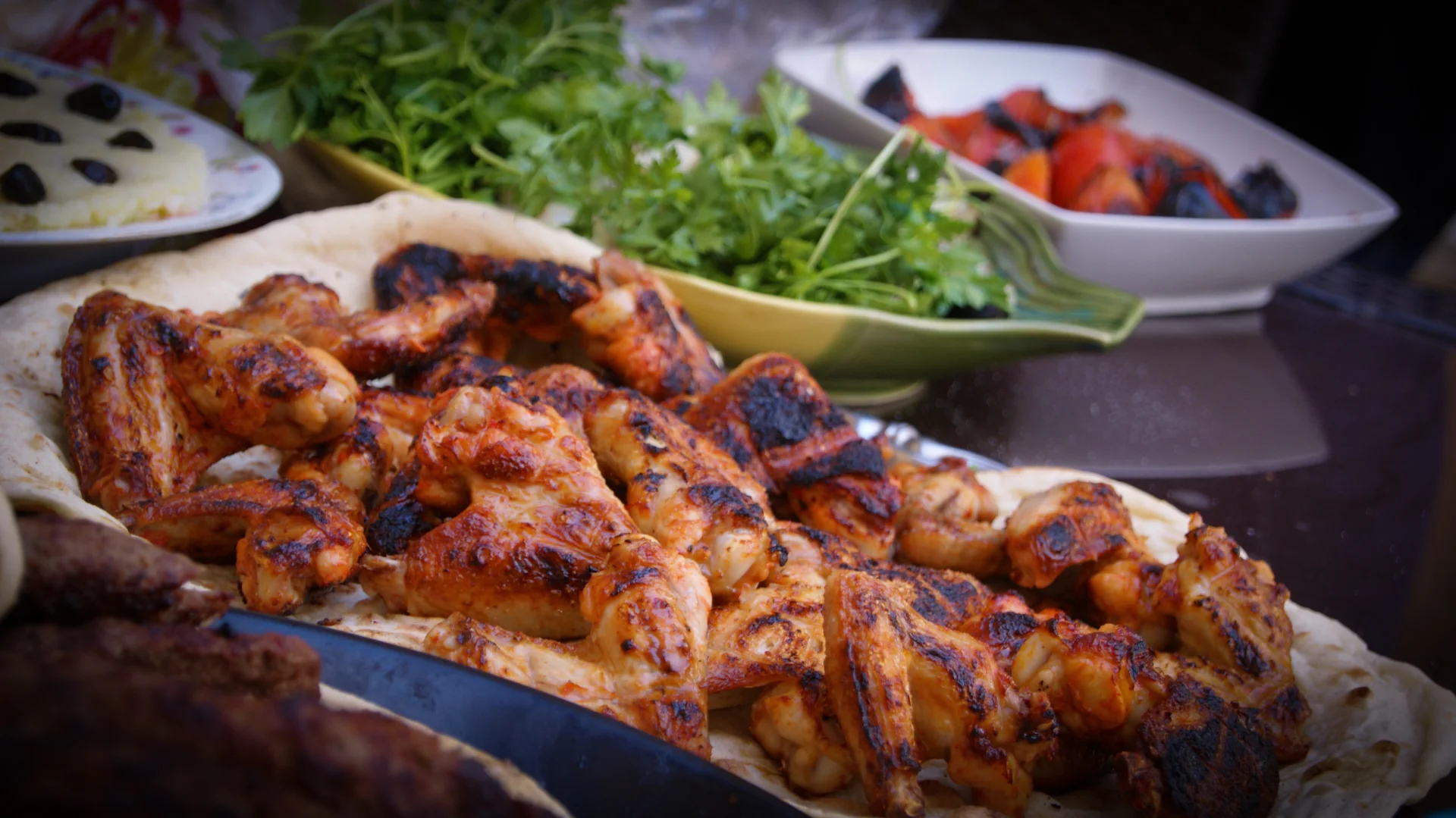 Grillowane skrzydełka z kurczaka Grillowane skrzydełka z kurczaka