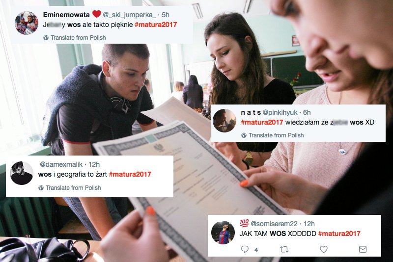 Maturzyści przychodzą na egzamin z WOS-u z marszu i potem są wyniki. Choć ogólnie tegoroczna matura nie poszła źle.