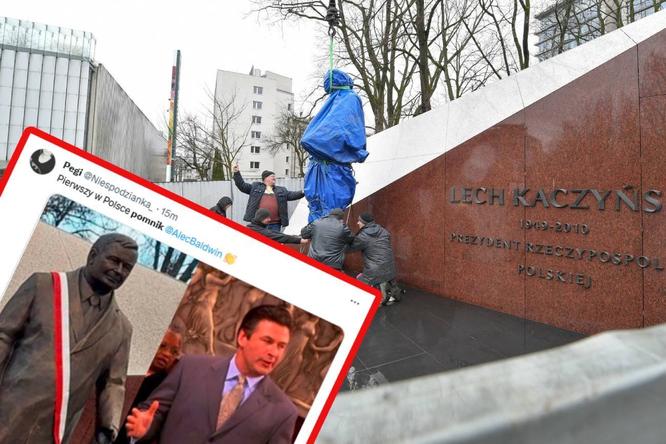 Pomnik Lecha Kaczyńskiego w Lublinie. "Wygląda jak Baldwin"