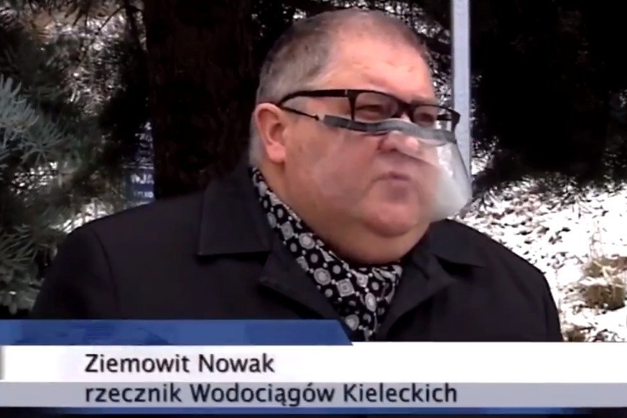 Rzecznik Wodociągów Kieleckich odpowiedział o przyczynę awarii i rozbawił internet. Okazało się, że to demonstracja i protest przeciwko manipulacji telewizji publicznej.