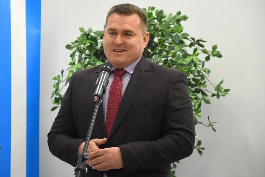 Fabian Andrukajtis, wójt gminy Lidzbark Warmiński