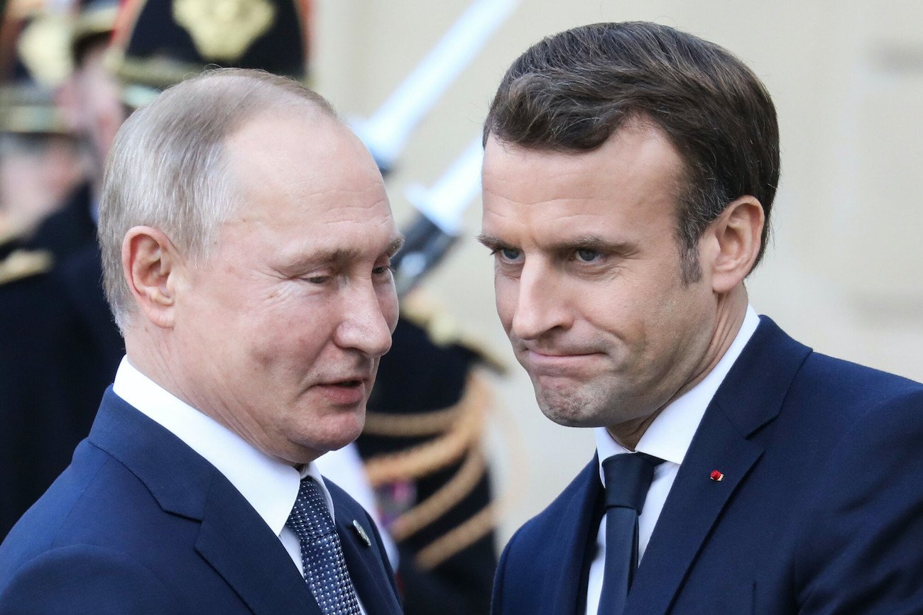 Władimir Putin, Emmanuel Macron