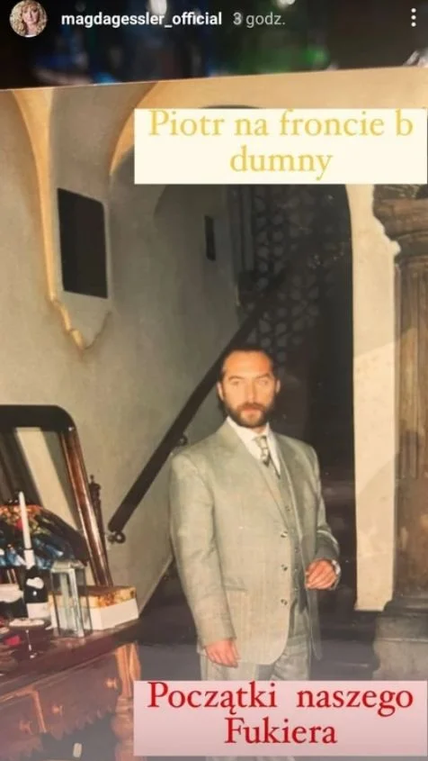 Piotr Gessler w restauracji "U Fukiera".