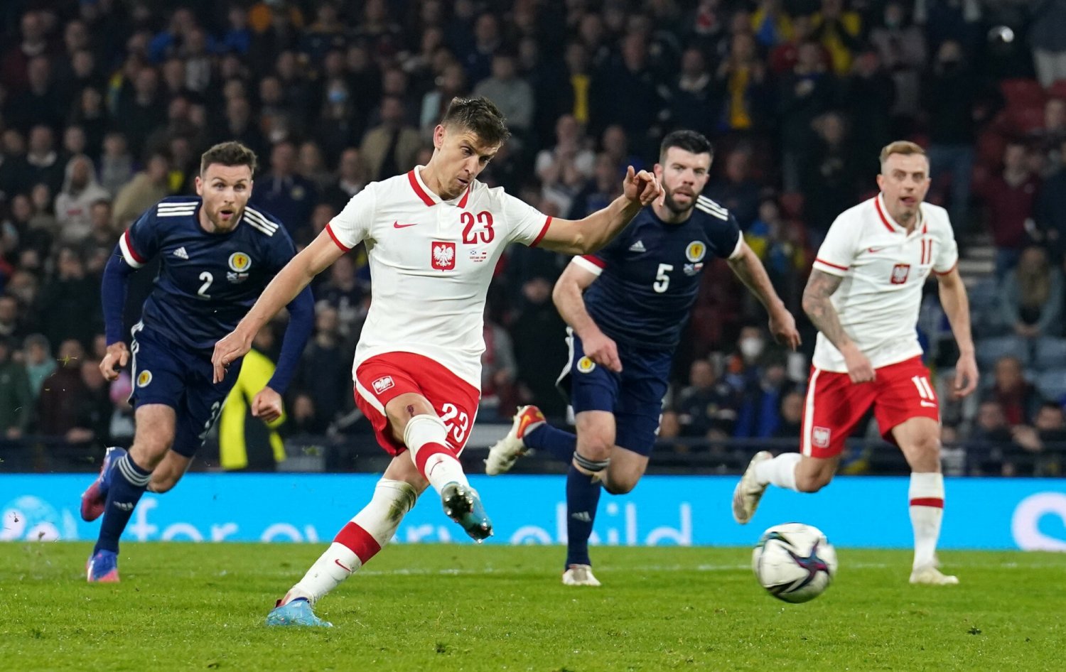 Krzysztof Piątek w końcówce meczu ze Szkocją uratował nam remis w Glasgow