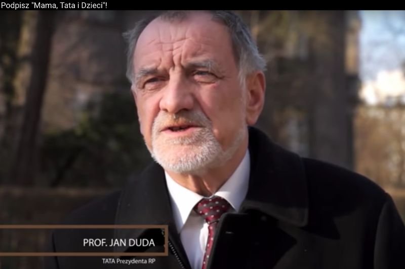 Prof. Jan Duda w kampanii przeciwko małżeństwom homoseksualnym