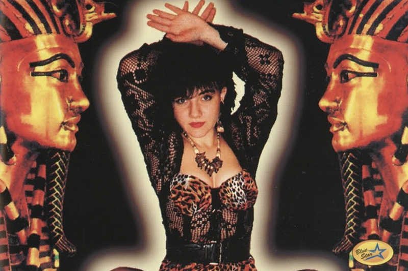 Fragment okładki płyty Shazzy "The best of". Czasy jej największej prosperity