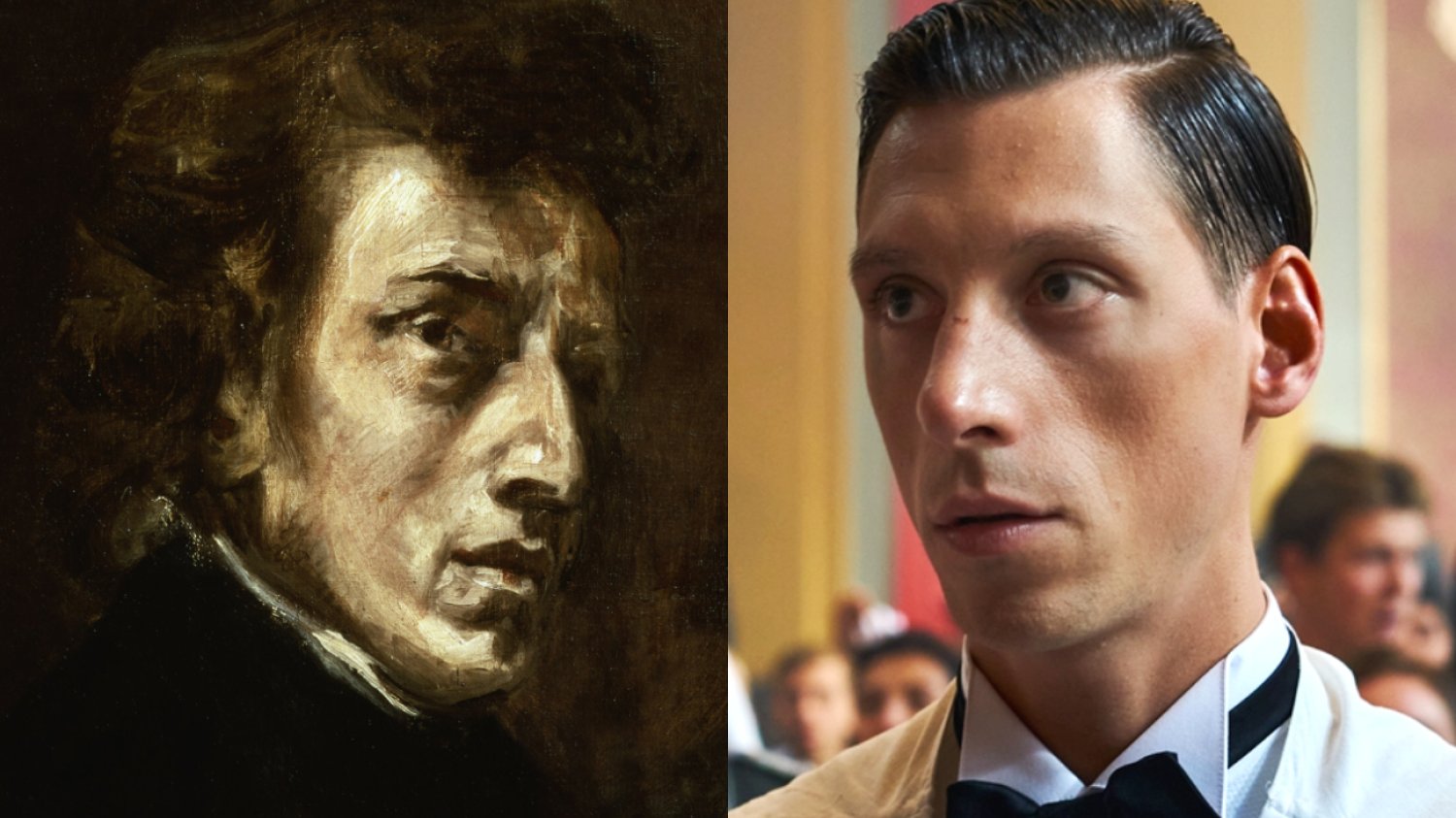 Eryk Kulm Jr. na pierwszym zdjęciu z filmu "Chopin, Chopin!". Gwiazdor "Filipa" zagra Fryderyka Chopina. Eryk Kulm Jr. na pierwszym zdjęciu z filmu "Chopin, Chopin!". Gwiazdor "Filipa" zagra Fryderyka Chopina.