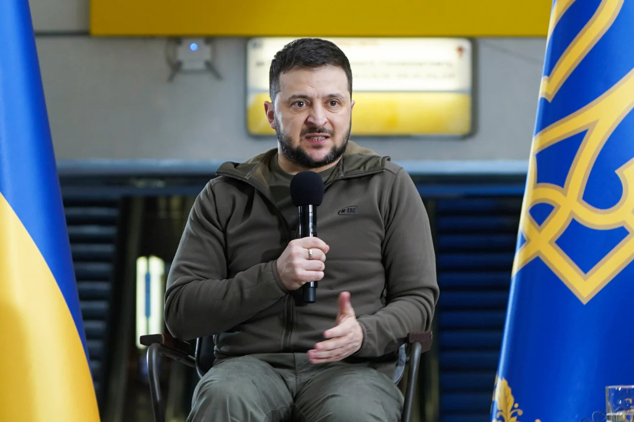 Wołodymyr Zełenski jest gotów do podjęcia rozmów pokojowych z Władimirem Putinem.