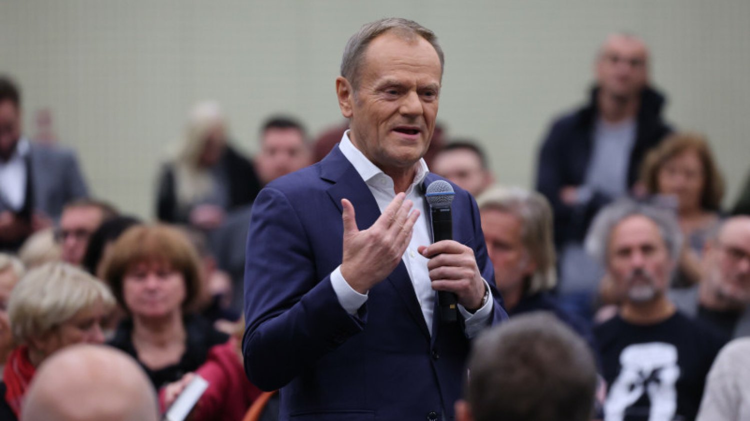 Donald Tusk w Płocku: "My mamy dzieci i byśmy takich głupot nie opowiadali"